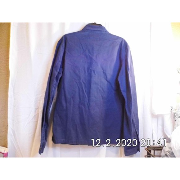 Slate & Stone Pocket Front Shirt Jacket Blue M - Picture 4 of 4